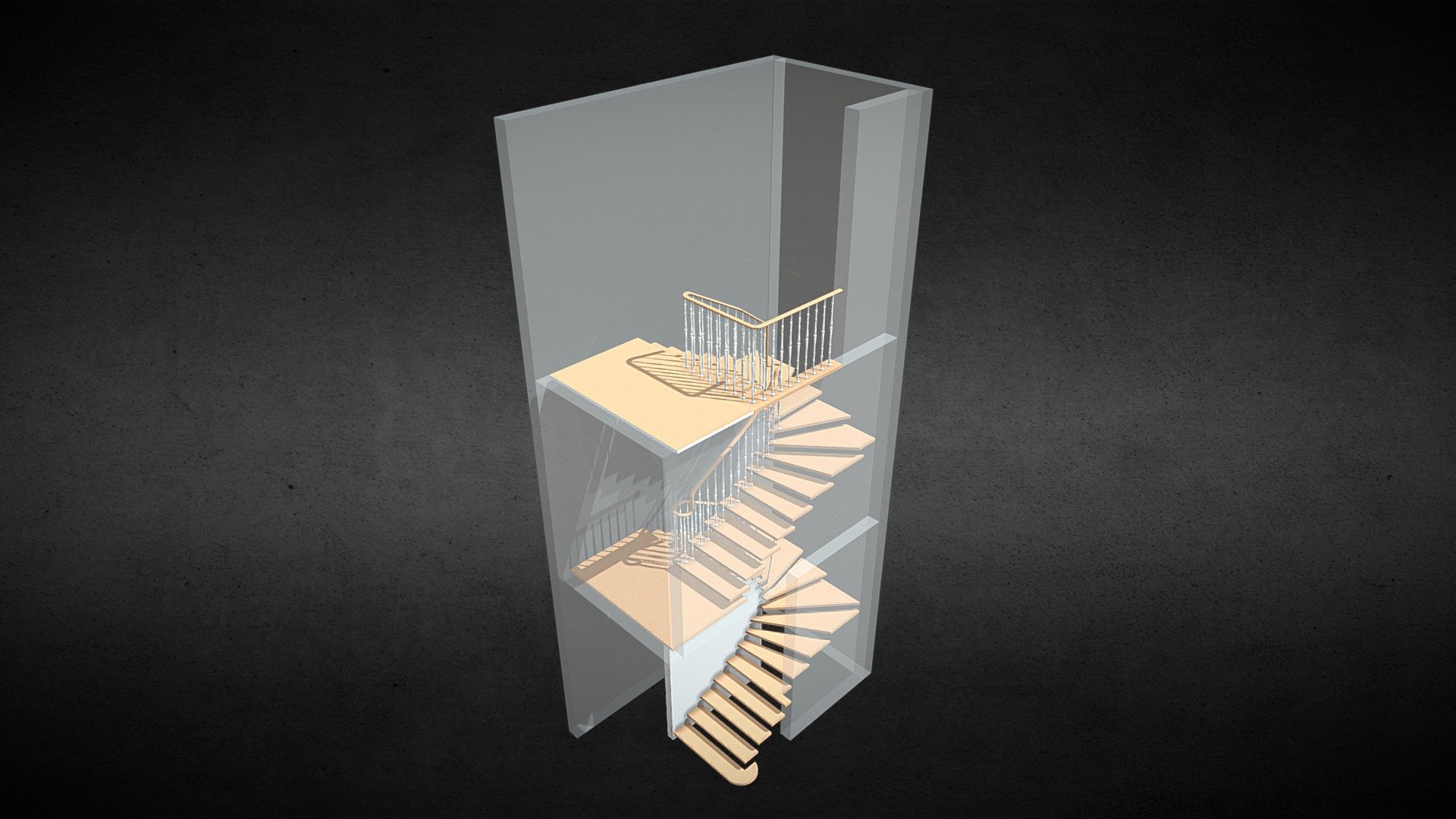 Ограждение 2 - Download Free 3D model by py.90 [e1fe04b] - Sketchfab