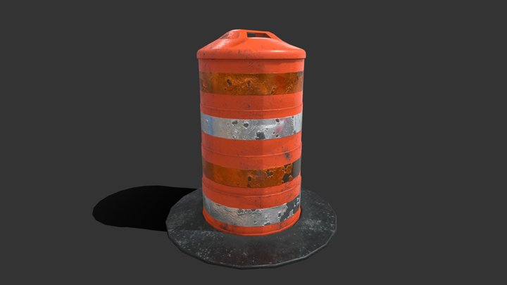 Construction Cone 3D Model