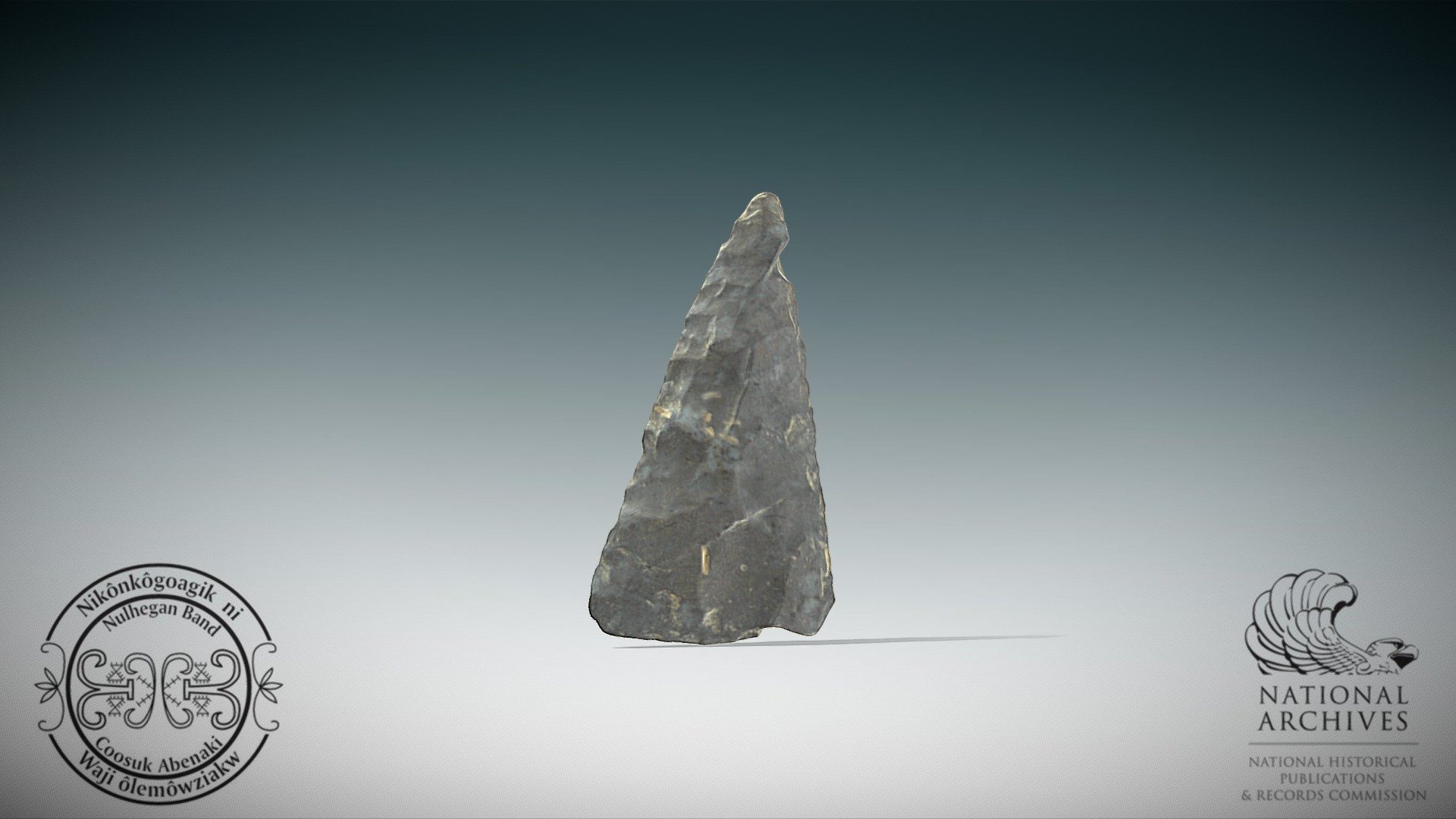 Levanna Point, Western Onondaga Chert, 6 - 3D model by Abenaki Helping ...