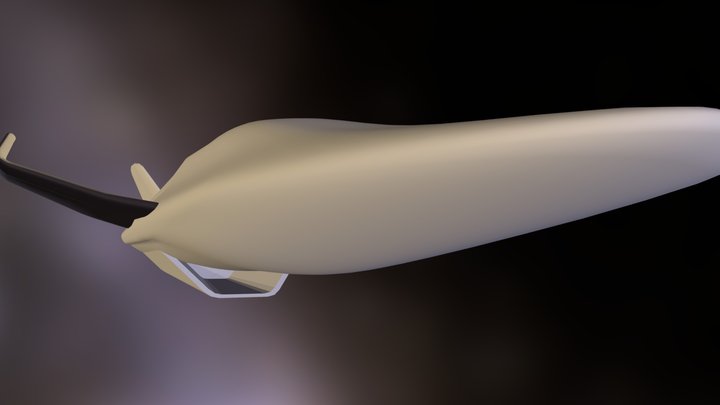 Spaceship v3 3D Model
