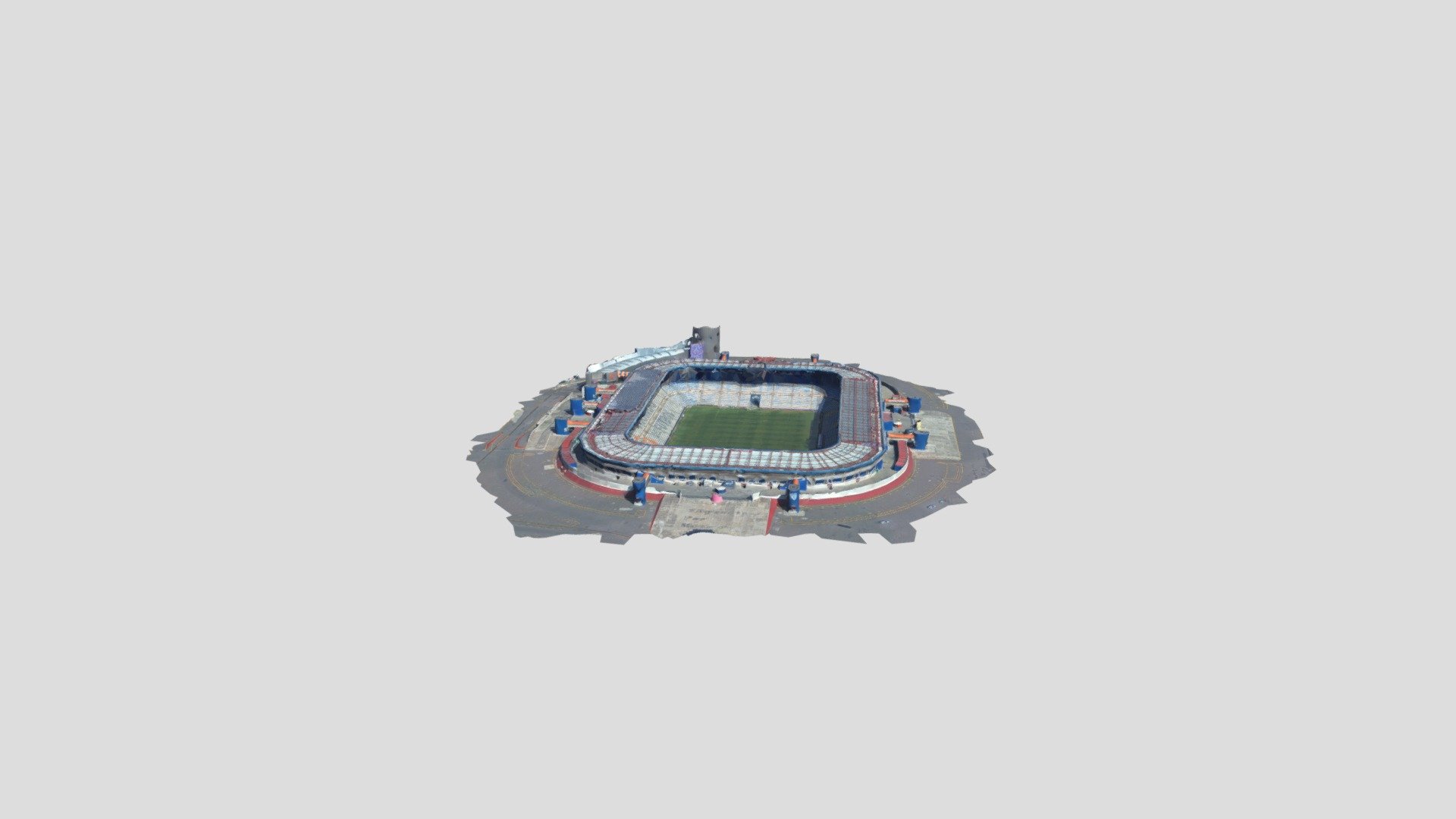 Estadio Hidalgo — Sketchfab embed 3D viewer