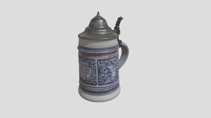 Beer Mug – Bierkrug – High-Resolution 3D Scan 3D Model