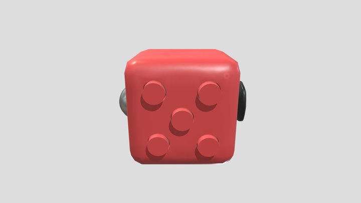 Fidget Cube 3D Model