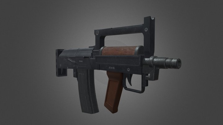 OC-14 Groza 3D Model