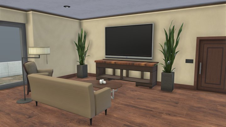 Confortable appartment 3D Model
