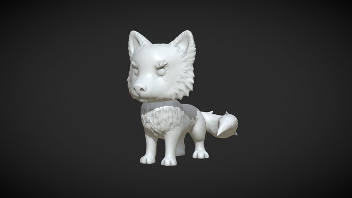 Bowie - House of Gamers Mascot 3D Model