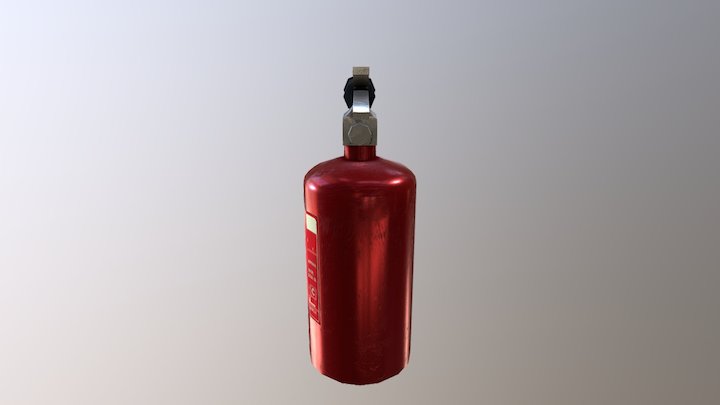Extintor 3D Model