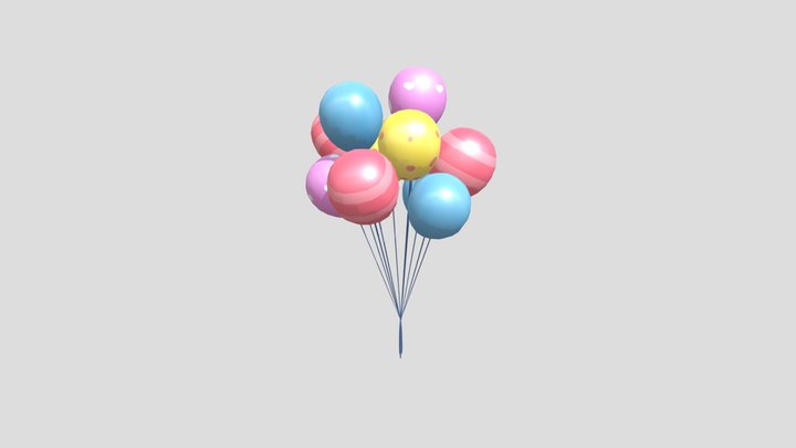 Balloons 3D Model