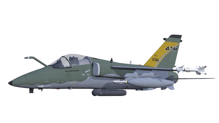 AMX A-1M Aermacchi / Embraer 3D Model