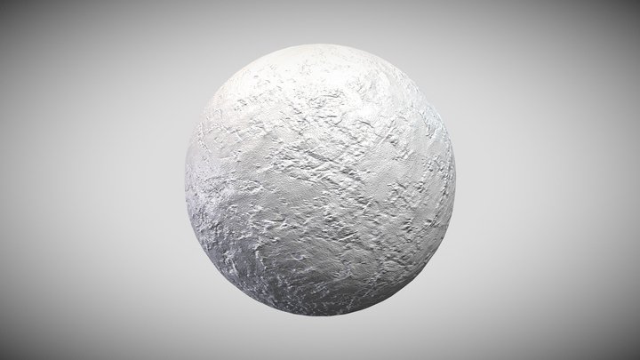 Seamless Uneven Wall Paint PBR Texture 3D Model