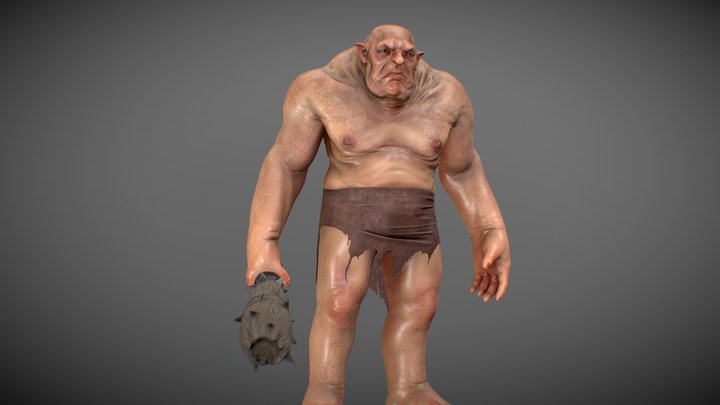 RPG Ogre 3D Model