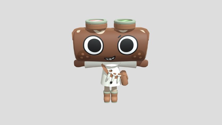 scientist cosmo Dandy's worlds 3D Model