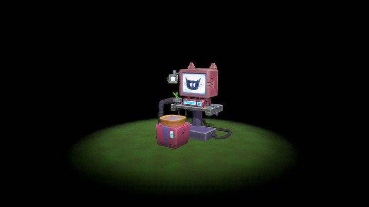 kitty sci-fi prop 3D Model