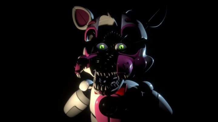 Funtime Foxy Model Remastered 3D Model