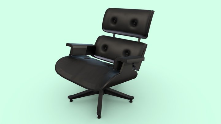 Eames Lounge Chair Week 2 3D Model