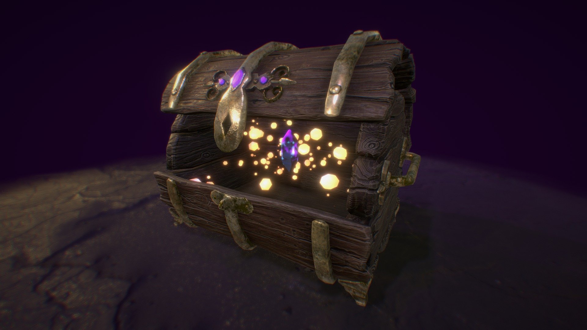 magic chest Buy Royalty Free 3D model by katrin.kor (katrin.701