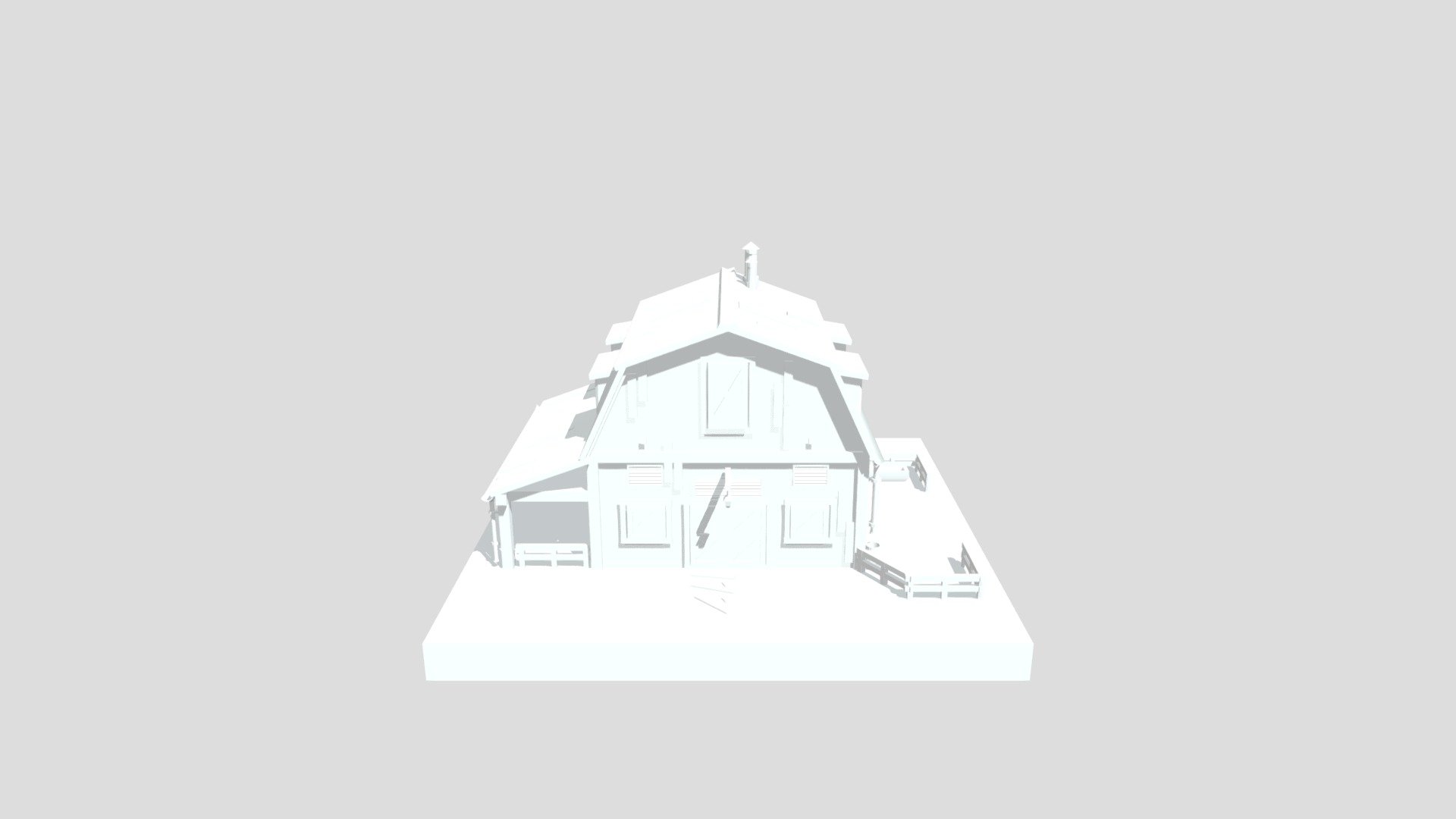 Barn scene from Poly by Google