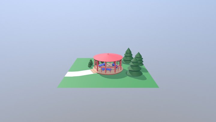 Summerhouse 3D Model