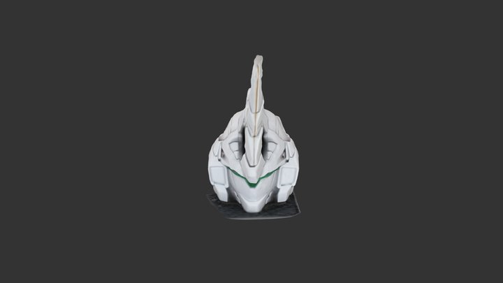 PG RX-0 Unicon Gunpla Scan 3D Model