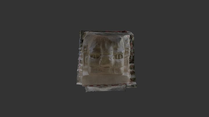 Restored stucco mask, E-VII-sub 3D Model