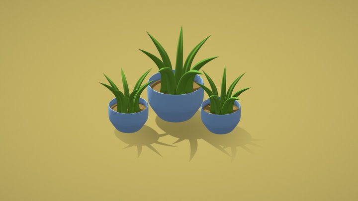 3D Sketchbook 4 - Plant pots 3D Model