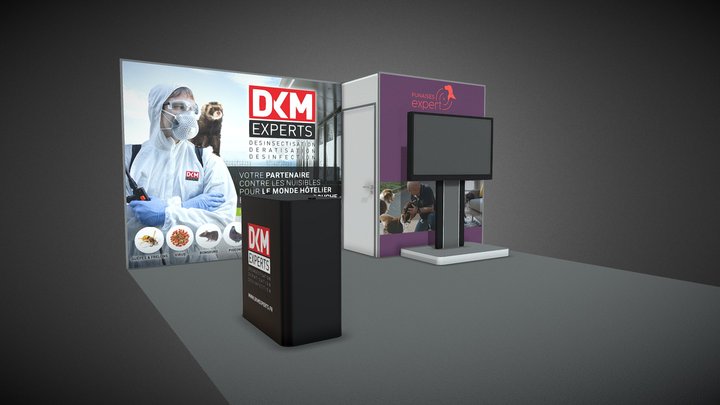 DKM stand 3D Model