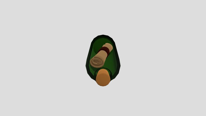 yeep Message in a Bottle – Kostenloses 3D-Modell STL