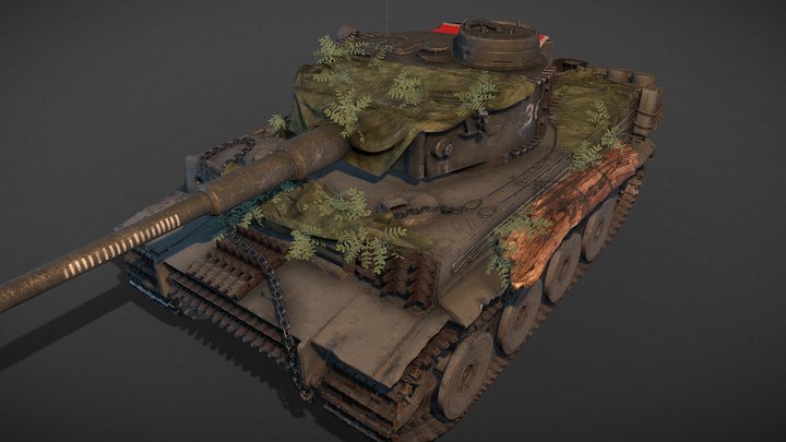 Tiger I 3D Model