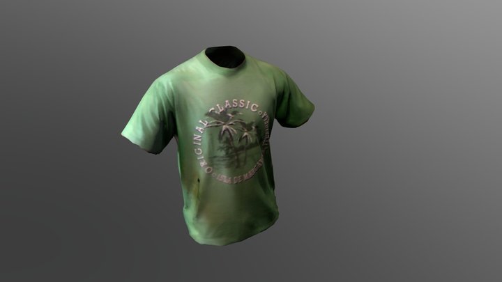 Margarita Green Shirt 3D Model