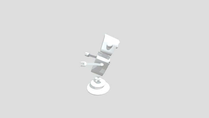 Robot Run Animation 3D Model