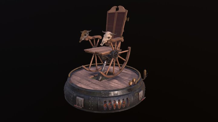 Rocking Rodeo Chair 3D Model