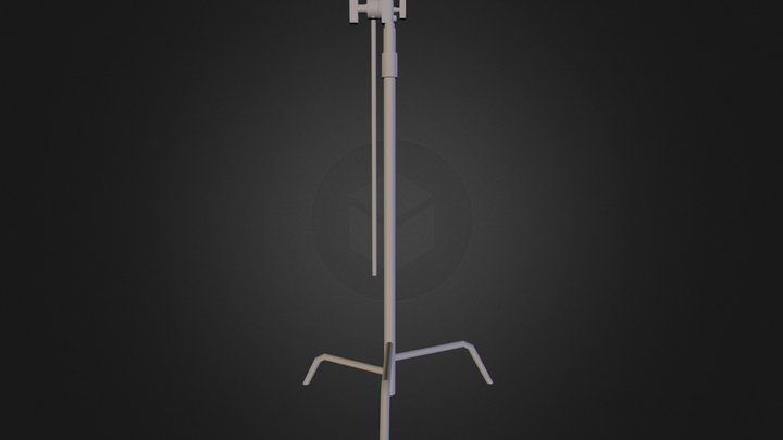 C Stand 40" 3D Model