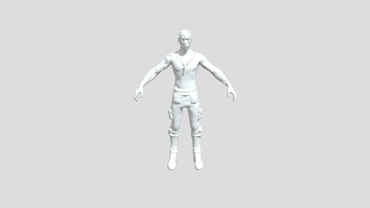 Travis Scott T-3500 3D Model