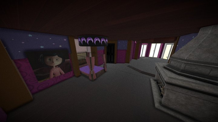 CORALINES BEDROOM OTHER WORLD – Modèle 3D gratuit STL