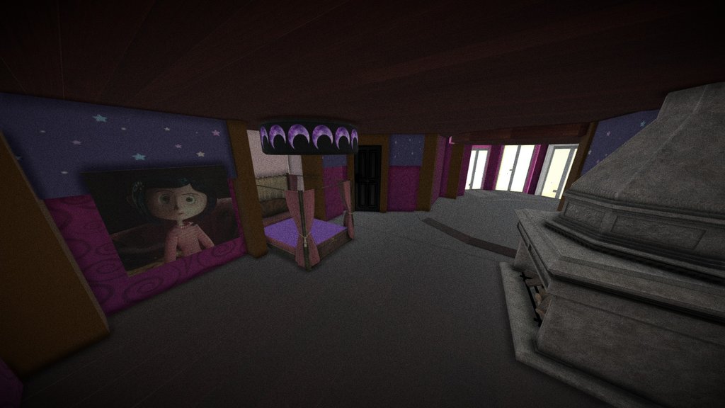 CORALINES BEDROOM OTHER WORLD