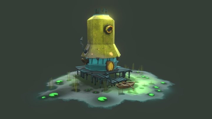 Palafito_SwampHouse 3D Model