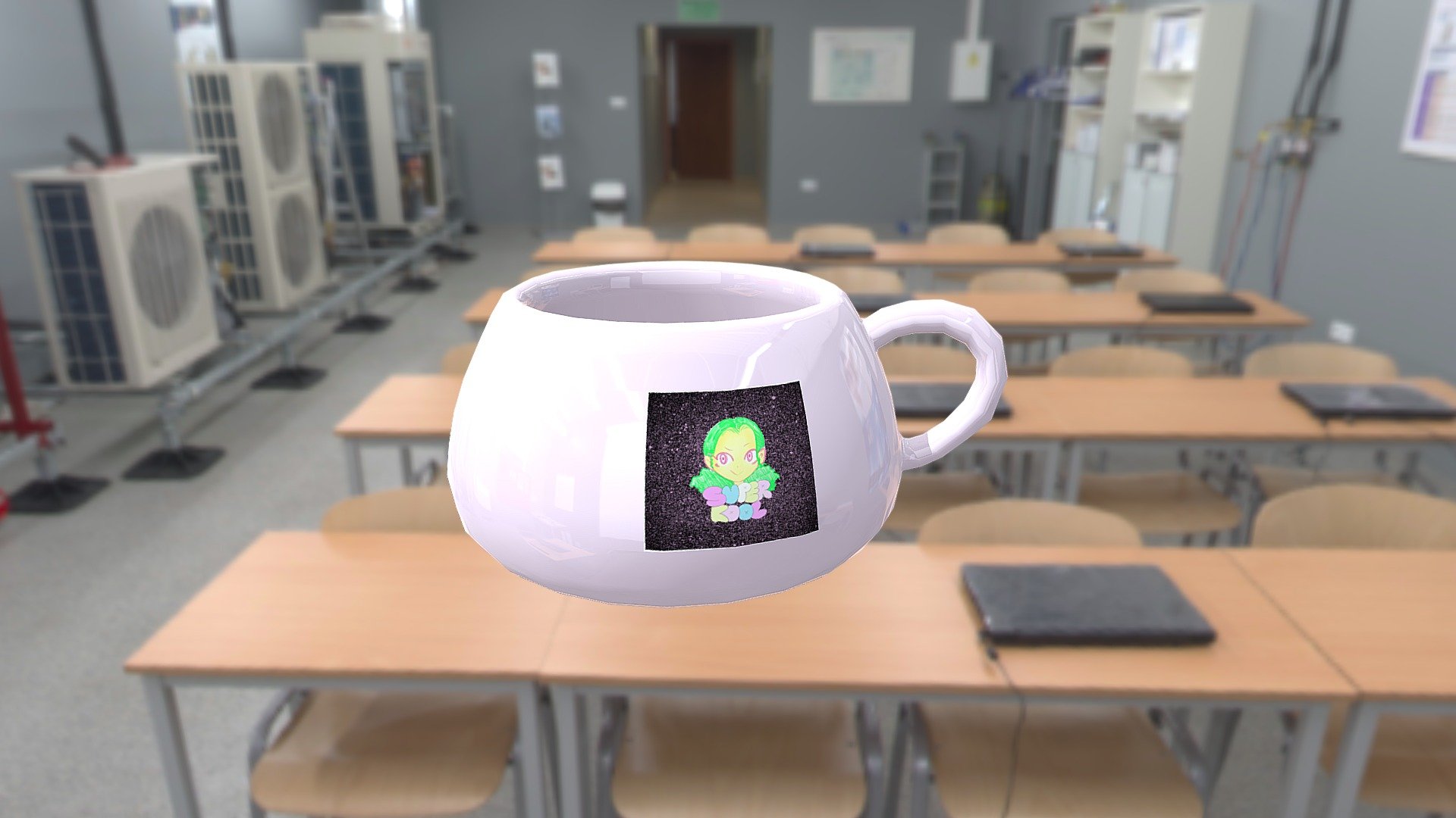 Mug Logo For Sketchfab