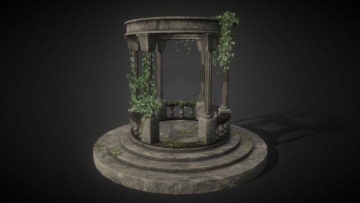 Ruins pavilion 3D Model
