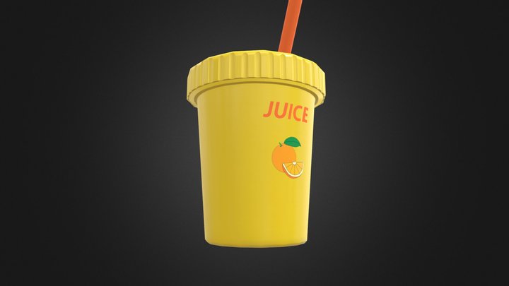Juice cup 3D Model