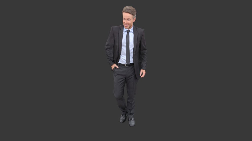 Dennis Posed 004 - Male Standing Business Model