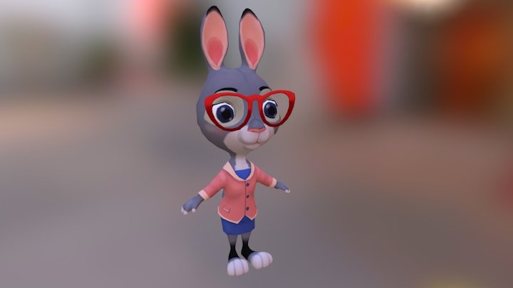 Bunny girl 3D Model