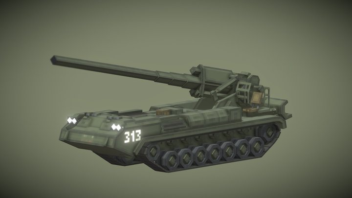 2C7 Pion 3D Model