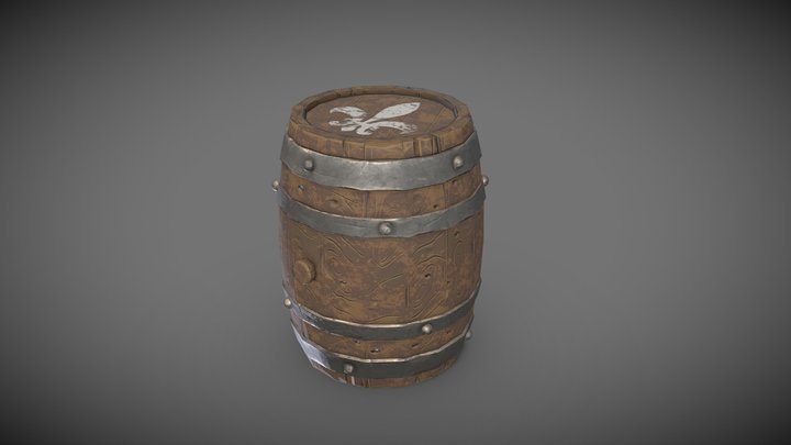 Barrel 3D Model
