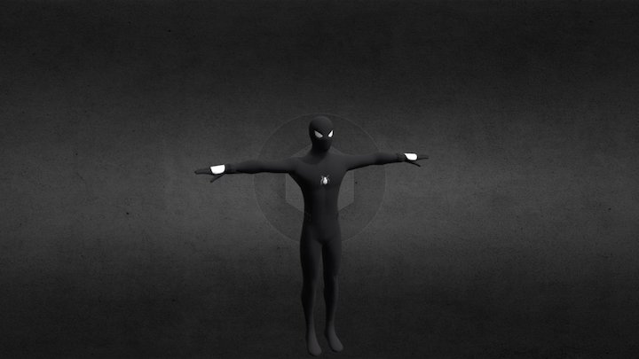 Spider-Man homecoming/ Black suit 3D Model