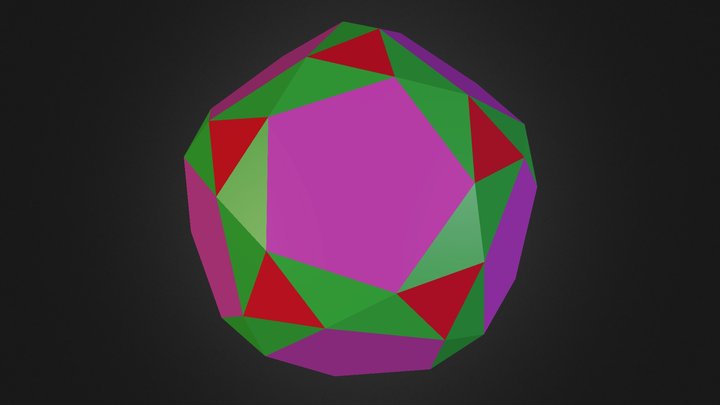 Dodecaedro Romo 3D Model
