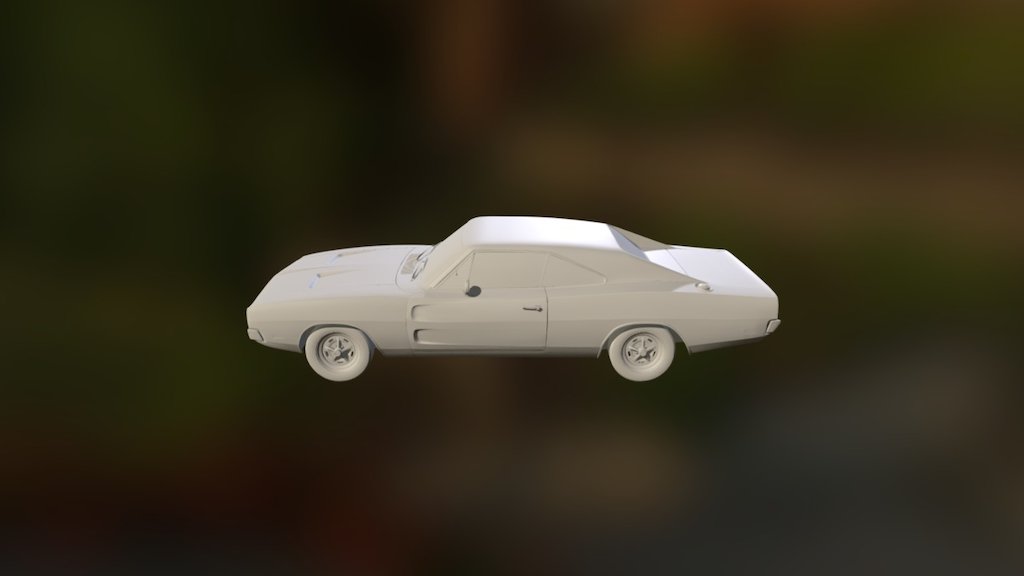 1969 Dodge Charger - 3D model by Jose Mundo Mendoza (@odnumdragon) [e2159ea]