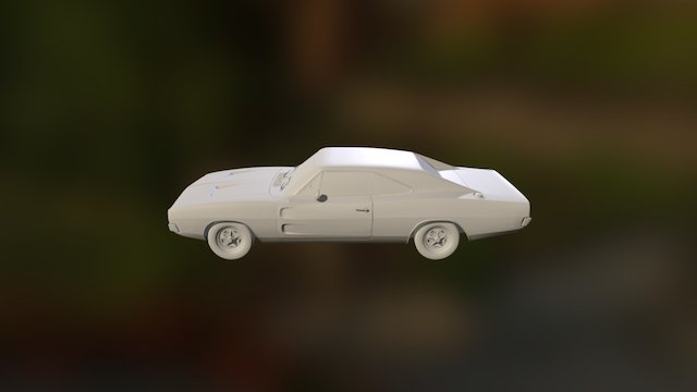 1969 Dodge Charger 3D Model