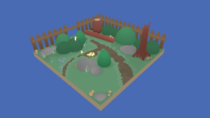 Untitled Goose Diorama 3D Model