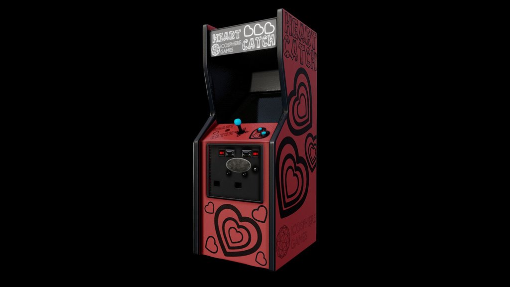 Arcade Cabinet Heart Catch