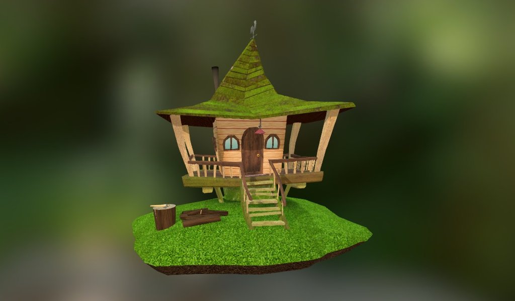 Forester's House - 3D model by ksenia_prudnichenko (@alliceloo ...